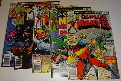 Buy Captain Marvel #58,59,60,61,62 Thanos Broderick  8.0-9.0's 1979 • 27.22£