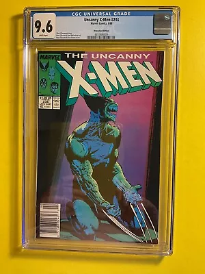 Buy X-Men #234 Classic Silvestri Wolverine Cover CGC 9.6 Newsstand Marvel 1988. • 77.65£