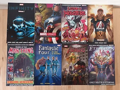 Buy 8x Marvel Graphic Novel Bundle Avengers Fantastic Four Infinity Eternals • 30£