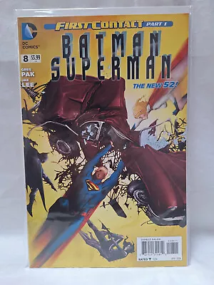 Buy Batman/Superman #8 NM- 1st Print DC Comics New 52 First Contact [CC] • 3.50£