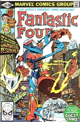 Buy FANTASTIC FOUR #226 VF, Bill Sienkiewicz, Direct Marvel Comics 1981 Stock Image • 5.44£