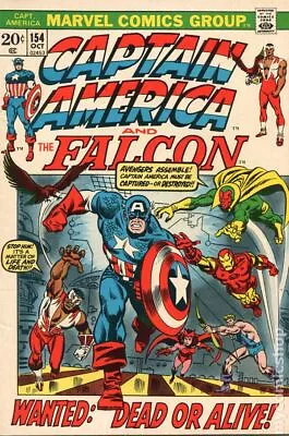 Buy Captain America #154 VG/FN 5.0 1972 Stock Image • 14.37£