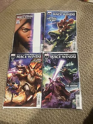 Buy Marvel Comic Book Star Wars Mace Windu Jedi Lot Complete Run 1-4 • 13.20£