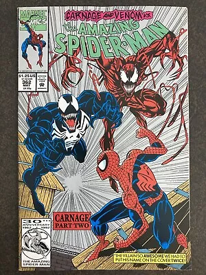 Buy Amazing Spider-man #362 2nd Print Silver Variant Venom Carnage Bagley 1992 Movie • 17.50£