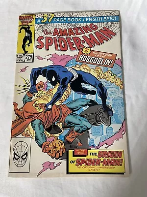 Buy Amazing Spider-Man #275 Direct, Return Of The Hobgoblin (1986) Marvel Comics • 11.65£