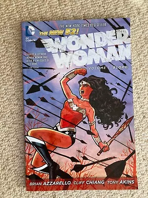 Buy Wonder Woman Vol.1 Blood, Azzarello, Chiang (Batman, Superman, Before Watchmen) • 4.99£