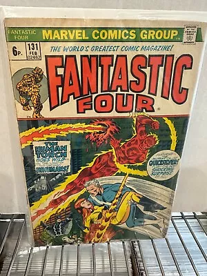 Buy Fantastic Four #131 (1972) KEY 1st Cameo: Omega The Ultimate Alpha • 10£