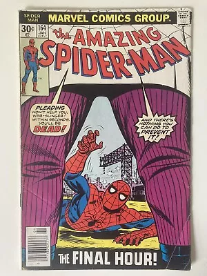 Buy Amazing Spiderman (164) FN (6.0) 1977 Kingpin Romita Cover • 5.44£