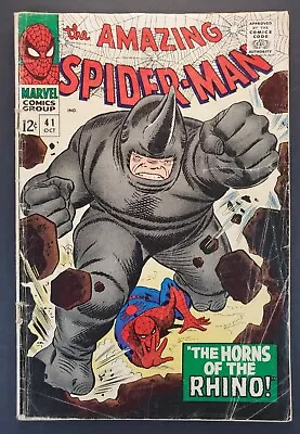 Buy Amazing Spider-Man #41 1st Appearance Of Rhino Marvel Comics 1966 • 213.57£