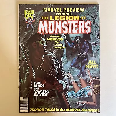 Buy Marvel Preview 8 The Legion Of Monsters (1976) Morbius Blade, Gene Colon • 12£