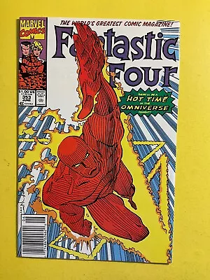 Buy Fantastic Four #353 1st Appearance Of Mobius Newsstand High Grade Marvel 1991. • 15.52£