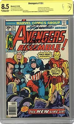 Buy Avengers #151 CBCS 8.5 SS Conway/Shooter 1976 23-0AFB6AC-029 • 178.62£