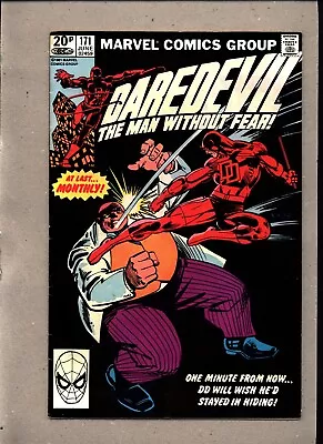 Buy Daredevil #171_june 1981_very Fine_the Kingpin_bronze Age Frank Miller_uk! • 0.99£