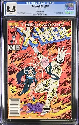 Buy Uncanny X-Men #184 CGC 8.5 1984 Newsstand - 1st Forge App Claremont Romita Jr • 19.03£