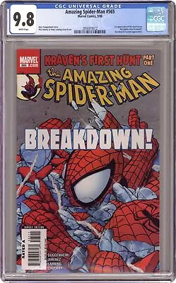 Buy Amazing Spider-Man #565 CGC 9.8 2008 3956979012 • 97.08£