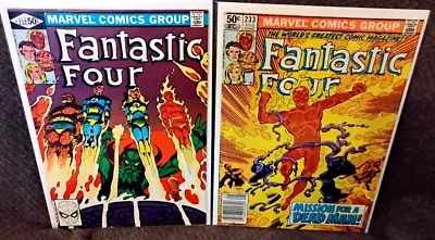 Buy FANTASTIC FOUR #232,233 VG 1981 Marvel - John Byrne - 1st App Elementals Of Doom • 6.17£