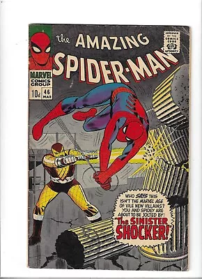 Buy Amazing Spider-Man 46 Very Good [1967] 1st Shocker • 79.95£