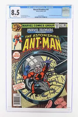 Buy Marvel Premiere #47 - Marvel Comics 1979 CGC 8.5 Scott Lang Becomes The New Ant- • 100.18£