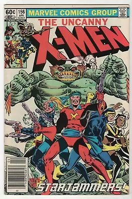 Buy Uncanny X-Men # 156 (Marvel)1982 - Origin Of Corsair / 1st Acanti  NEWSSTAND VF- • 8.40£