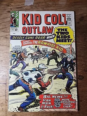 Buy Kid Colt Outlaw Issue 121 March 1965 - Marvel Silver Age Cowboy Comic • 31.11£