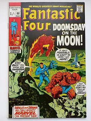 Buy FANTASTIC FOUR #98 (Lee/Kirby) Marvel Comics 1970 FN/VFN • 22£