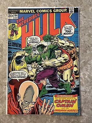 Buy Incredible Hulk #164 (Marvel Comics 1973) - FN+ • 11.65£