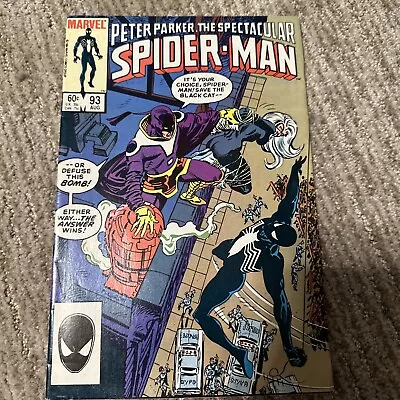 Buy The Spectacular Spider-Man #93 - Aug 1984 - Vol.1 - Direct Edition - (1005A) • 6.21£