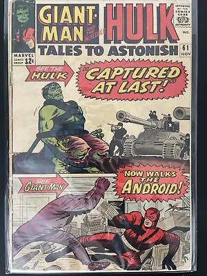 Buy Tales To Astonish #61 (Marvel) Key Issue First Appearance Glen Talbot • 38.82£