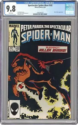 Buy Spectacular Spider-Man Peter Parker #102 CGC 9.8 1985 4388395020 • 76.11£