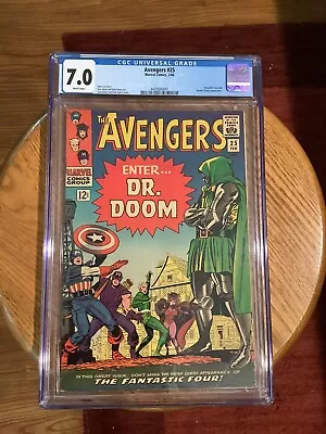 Buy Avengers 25 CGC 7.0 FN/VF White Dr.Doom • 213.57£