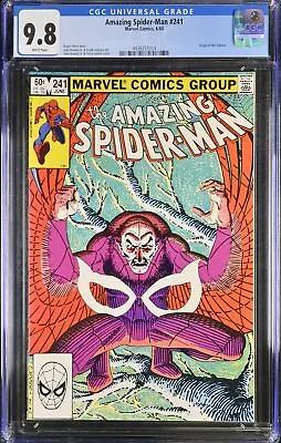 Buy Amazing Spider-Man #241 CGC NM/M 9.8 White Pages Origin Vulture! Marvel 1983 • 111.83£