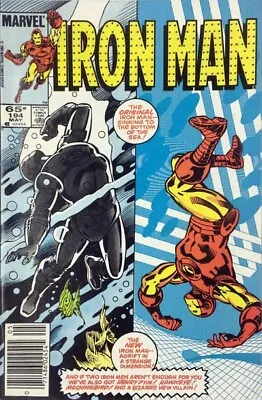 Buy IRON MAN #194 F, Newsstand Marvel Comics 1985 Stock Image • 3.11£