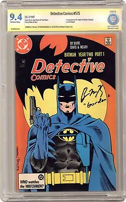 Buy Detective Comics #575 CBCS 9.4 SS Ben McKenzie 1987 16-DA89AF2-025 • 93.19£