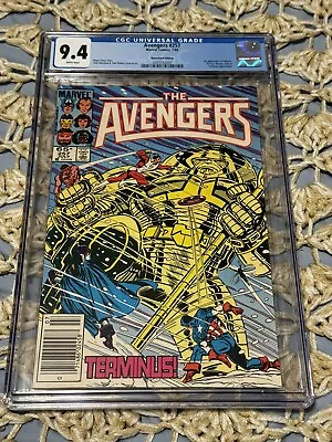 Buy Avengers #257 1985 Marvel Cgc 9.4 White Pages Newsstand 1st Nebula, Buscema • 52.42£