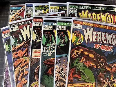 Buy Vintage MarvelWerewolf By Night 11 Book Lot 💥 Nice Mid-Grade Books💥 • 77.66£