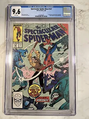 Buy Spectacular Spiderman 147 Cgc 9.6 Marvel 1989 1st Appearance Demonic Hobgoblin • 38.83£