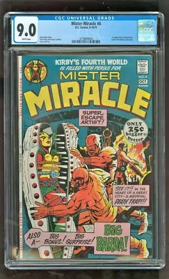 Buy Cgc 9.0 Mister Miracle #4 D.c. Comics 1971 1st Appearance Of Big Barda • 388.30£