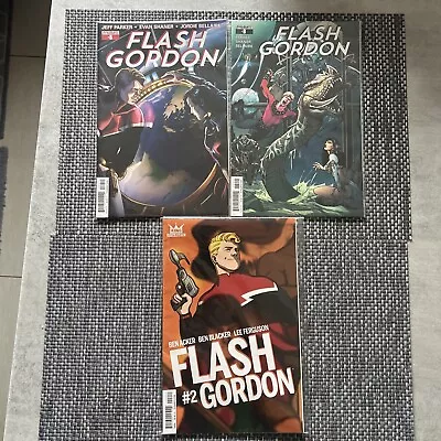 Buy Dynamite Entertainment & King Comics Flash Gordon #2 #8A #8B Lot Set • 15£