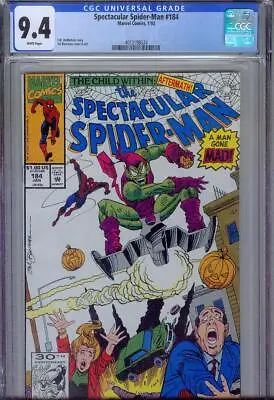 Buy Spectacular Spider-man #185 Cgc 9.4, 1992, Green Goblin Cover, New Case • 38.05£