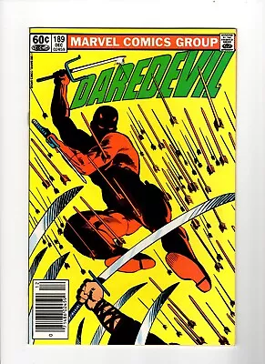 Buy DAREDEVIL #189 (1982): Key- Death Of Stick: Newsstand: Frank Miller: High Grade! • 15.53£