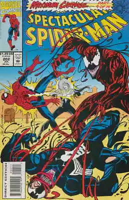 Buy Spectacular Spider-Man, The #202 VF; Marvel | Maximum Carnage 9 - We Combine Shi • 11.64£