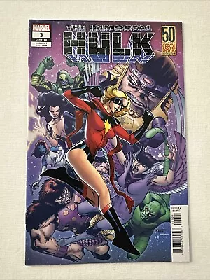 Buy Immortal Hulk #3 9.8  (Marvel 2018)  Carol Danvers Variant Cover! MINT CONDITION • 14.95£