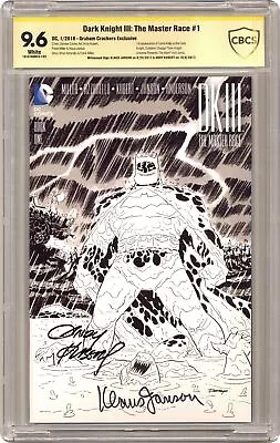 Buy Dark Knight III Master Race #1 Cooke Graham Crackers B&W CBCS 9.6 SS 2016 • 120.59£