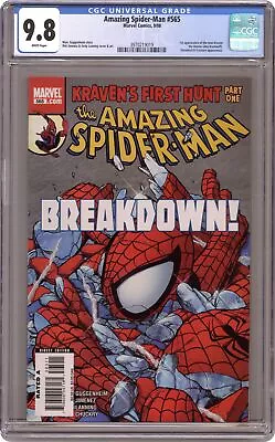 Buy Amazing Spider-Man #565 CGC 9.8 2008 3970219019 • 116.49£