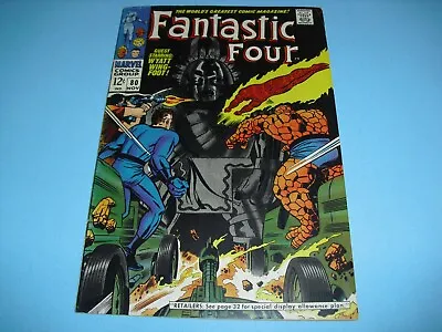 Buy Fantastic Four #80 In FINE FN 6.0 COND From 1968! Marvel Unrestored F A797 • 17.47£