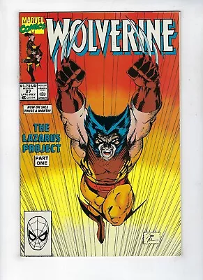 Buy Wolverine # 27 The Lazarus Project Part 1 Jim Lee Cover Late July 1990 NM • 19.95£