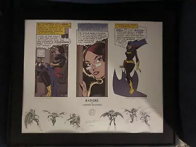 Buy Origins Of Batgirl Signed By Carmine Infantino  LITHOGRAPH #230/500  BATMAN • 326.18£