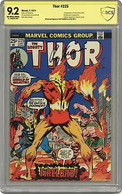 Buy Thor #225 CBCS 9.2 SS Thomas 1974 21-1EAEE22-362 1st App. Firelord • 446.55£