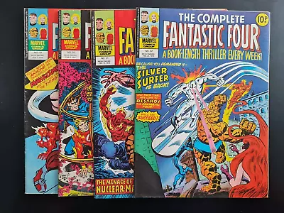 Buy The Complete Fantastic Four #19 #20 #21 #22 Marvel Uk Weekly 1978 • 1.99£