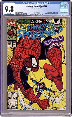 Buy Amazing Spider-Man #345D CGC 9.8 1991 4341767020 • 69.89£